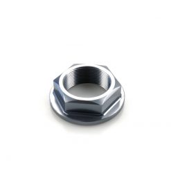 Lenkkopfmutter XBIKE aus ALU in TITAN M28x1mm zu Kawasaki/Suzuki/Yamaha