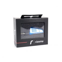 Blinker RIZOMA (1 Stück) GRAFFIO mit SMD LED in BLAU (E-Homologiert)