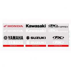 Sticker FX Factory Effex HONDA- Schriftzug (30cm) in Weiss