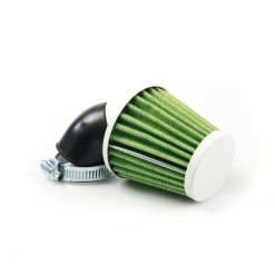 Luftfilter REPLAY PILZ in Weiss/Grün (Luftfilteranschluss: Ø 28/35mm - 90°