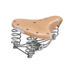 Sattel TECH OLD DOG - COMFORT in Beige (25 x 21.5cm) für alle Mofa's