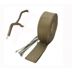 Hitzeschutzband NN PRODUCTS aus Titanfaser in TITAN (50 x 2mm - Länge: 10m