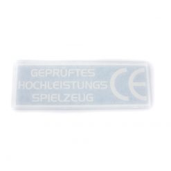 Sticker MOPED KINGS CE SPIELZEUG (65 x 200mm) in weiss