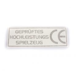 Sticker MOPED KINGS CE SPIELZEUG (65 x 200mm) in silber