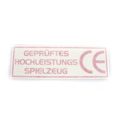 Sticker MOPED KINGS CE SPIELZEUG (65 x 200mm) in rot