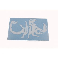 Sticker MERYT Scorpion in Weiss (15 x 8cm)