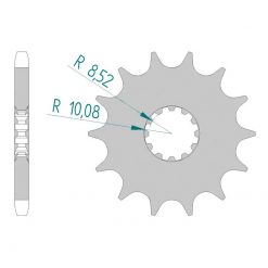 Ritzel AM6 428/12Z  PBR