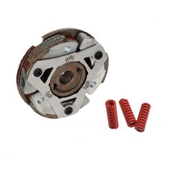 Kupplung Akoa Puch Maxi E50 1-Gang, 3 Backen, lange Beläge (+30%, rot)