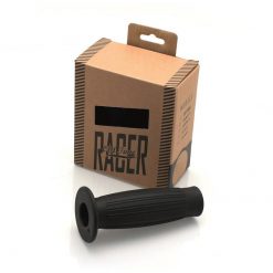 Griffe CAFE RACER (Paar) STREET - BULLIT (Ø 25.4 x 120mm) in SCHWARZ (gesc