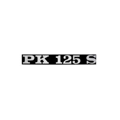 Emblem PK 125 S 132x17mm Piaggio Vespa, zum Stecken