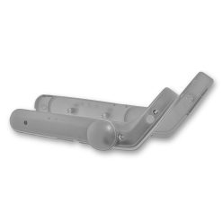 Seitenschutz-Set Piaggio Ciao anthrazit-grau Mono mit Emblem