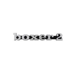 Emblem BOXER 2 für Seitenschützer Piaggio Boxer 2 - Mono/Vario zum Stecken