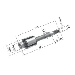 Getriebewelle sekundär RMS Piaggio Vespa Cosa1,2 125 / 150 / 200 / PX 125 / 150