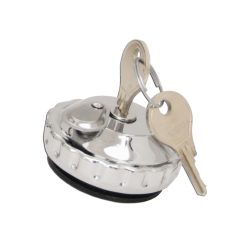 Tankdeckel CAWI ORIGINAL Ø 40mm in chrom inkl Schloss mit Bajonett- Versch