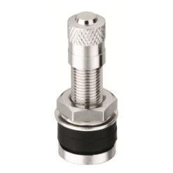 Reifenventile *NO NAME* (Paar) Ø 8.3mm gerade 33mm  Alu poliert Tubeless