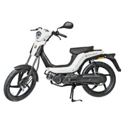 Bye Bike one Mofa, pearl white short seat (Typ 7BA601)