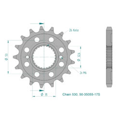 Ritzel ESJOT Royal Enfield 530 17Z