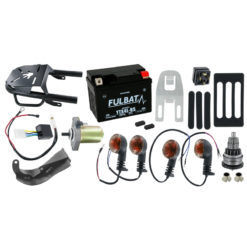 Elektro-Umrüstkit Bye Bike mit Anlasser, Blinker und Gepäckträger