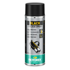 Farbspray Motorex BLACK SPRAY hitzebeständige Farbe schwarz bis + 400°C 400 ml