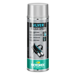Farbspray Motorex SILVER SPRAY hitzebeständige Farbe silber bis + 400°C 400 ml