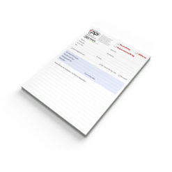 Auftragsblock Werkstatt PP passion parts AG 50 Blatt deutsch