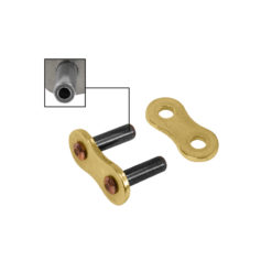 Kettenschloss 428 Nietschloss RK 428XRE, XW-Ring, CLFZ *PLS*, gold