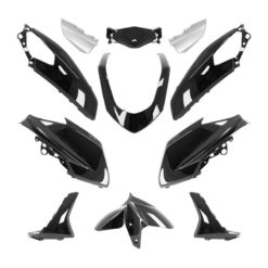 Verkleidungskit 13-teilig Yamaha N-Max 2015-2020 schwarz glanz