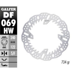 Bremsscheibe Galfer Disc Shark HW 240/122/5mm