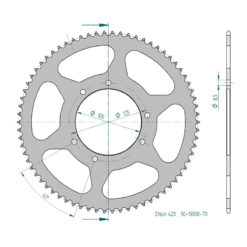 Zahnkranz Stahl ESJOT 420/70Z