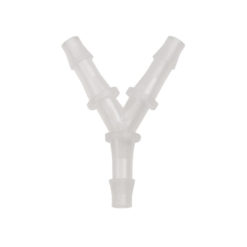 Verbindungsstück Y Form 5mm für Benzinschlauch, Oelschlauch, Lungen weiss