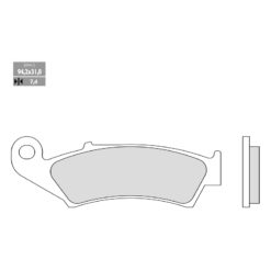 Bremsbeläge Braking Semi-Metal 772 SM1